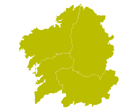 Mapa IX Licor de Herbas de Galicia