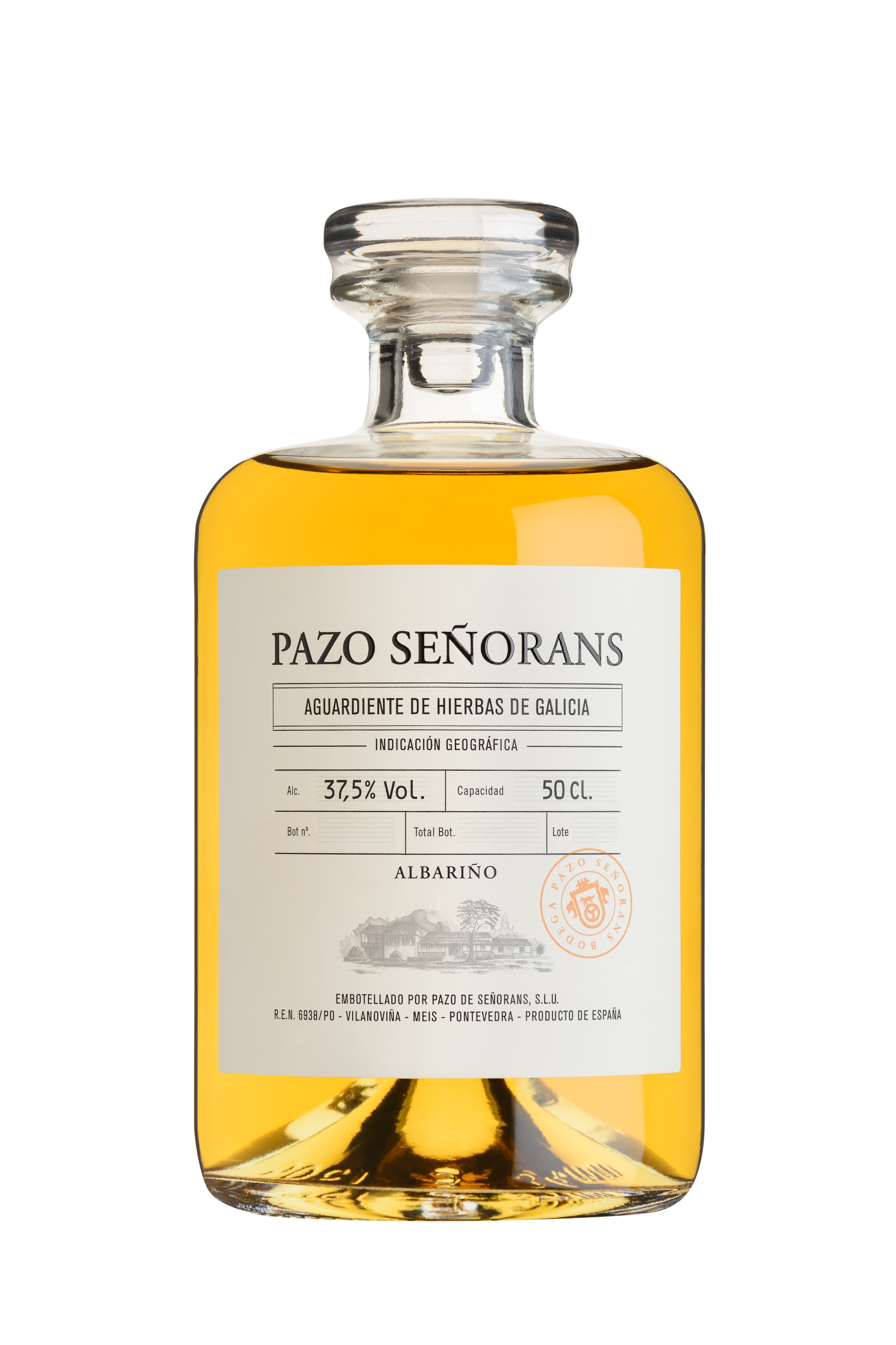 Pazo de Señoráns aguardiente de hierbas