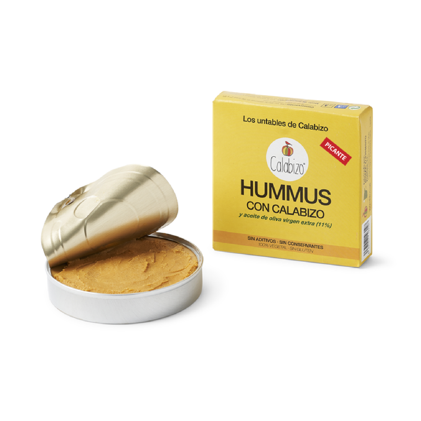 Hummus picante con calabizo untable picante de garbanzos