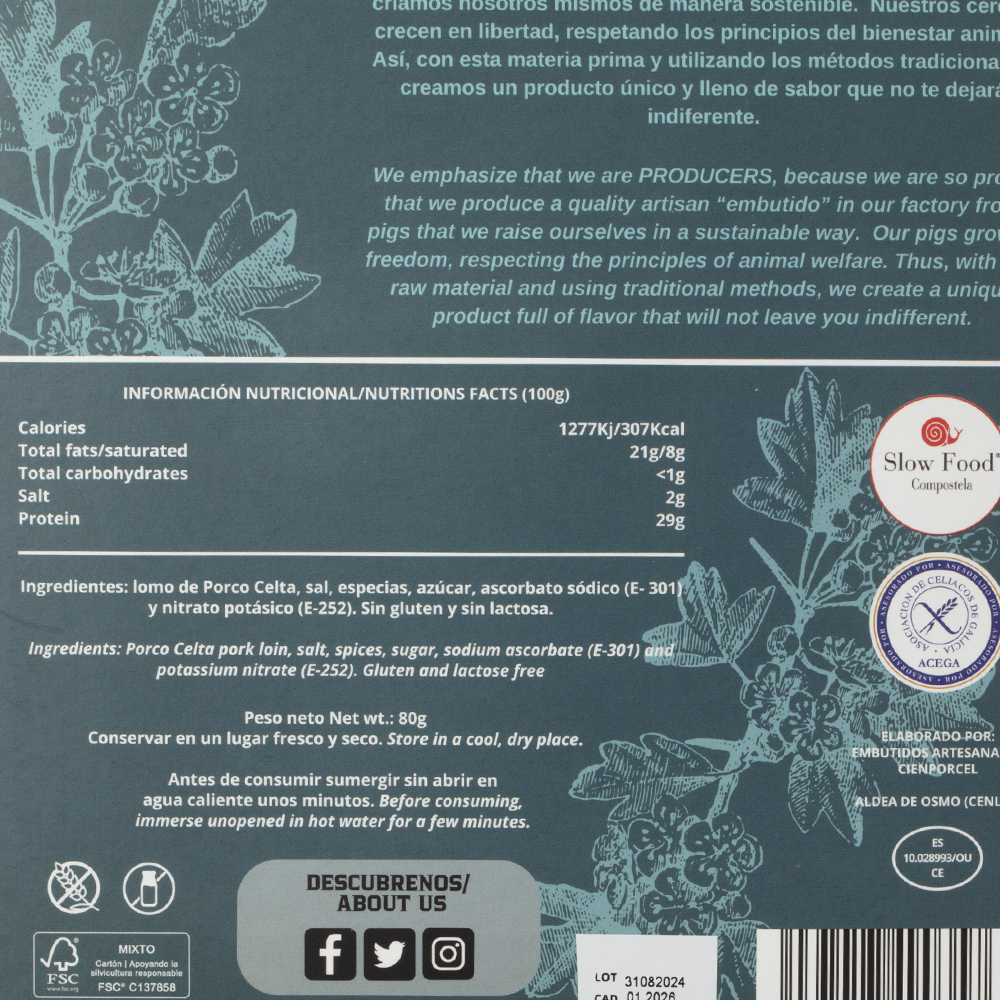 Loncheado Cabecero curado