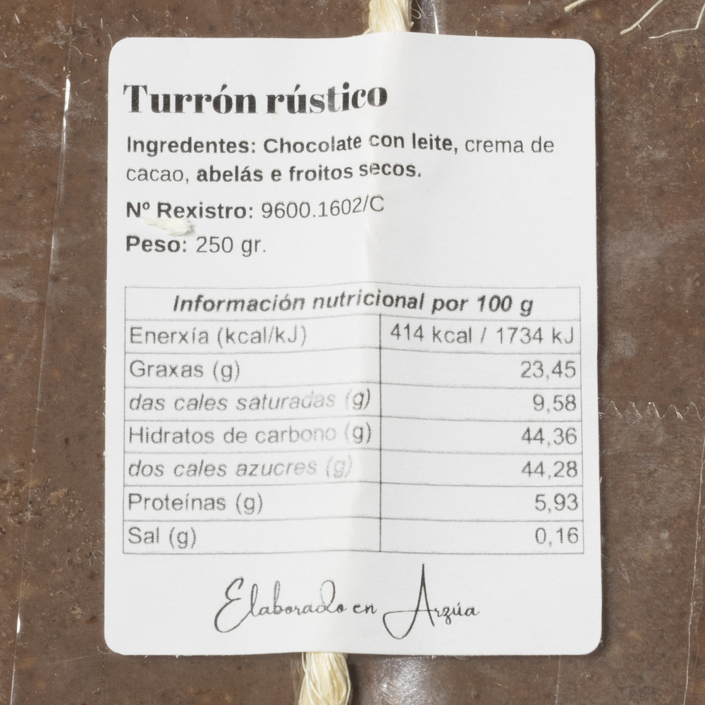 MAMA TERESA TURRÓN RÚSTICO