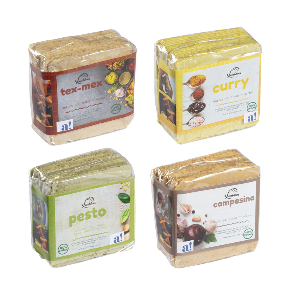 XACOBLEAS obleas saladas 4 uds.