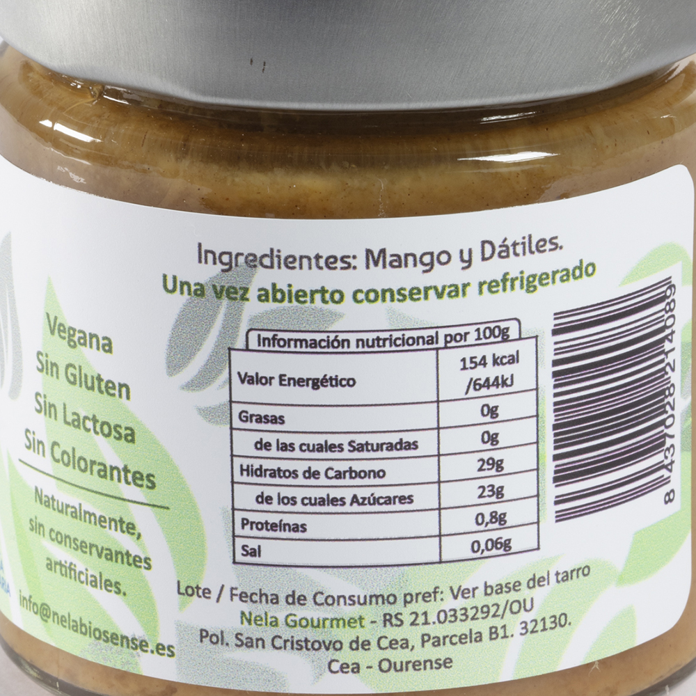 Marmelada de Mango & Dátiles