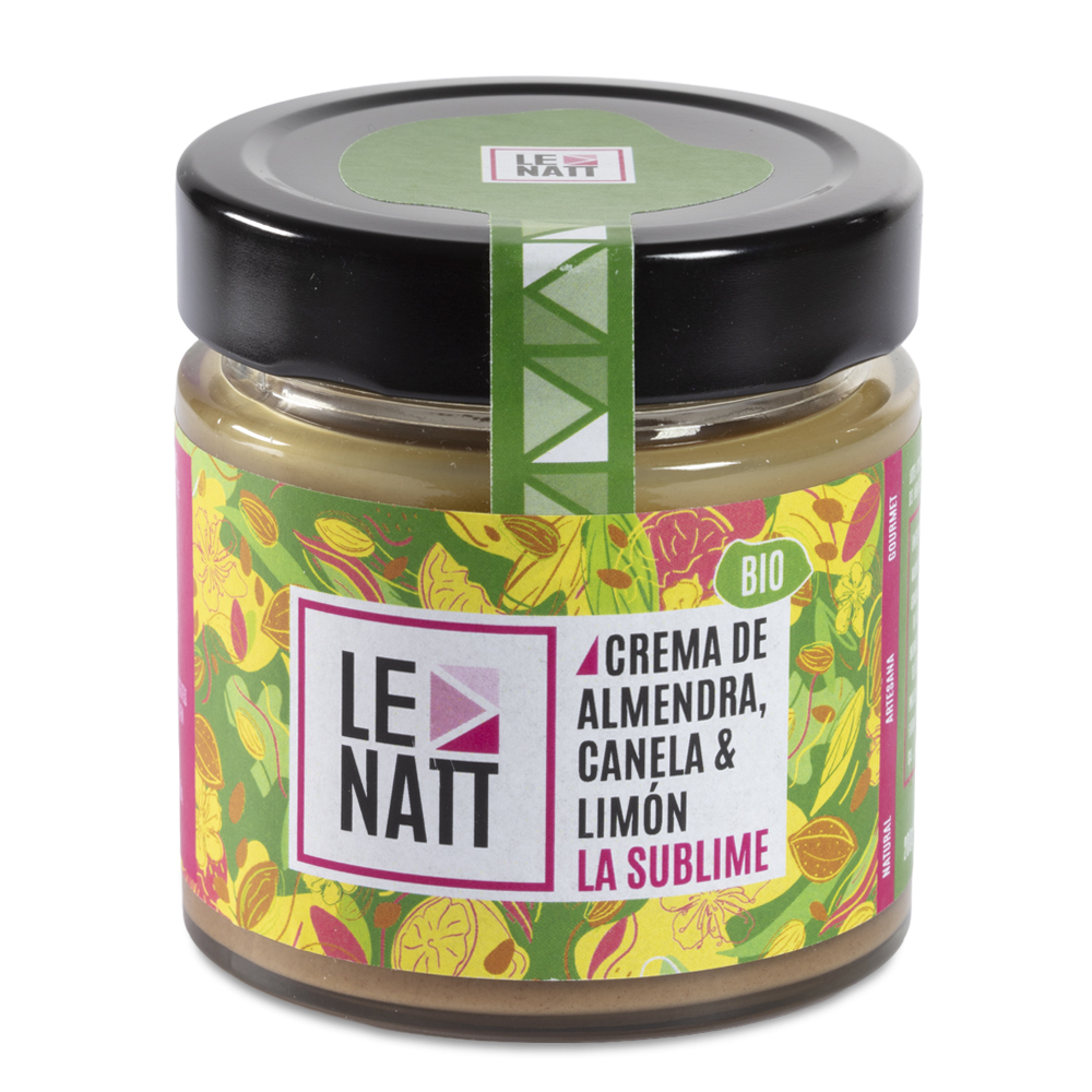 Crema de améndoa, canela e limón. A Sublime 200g