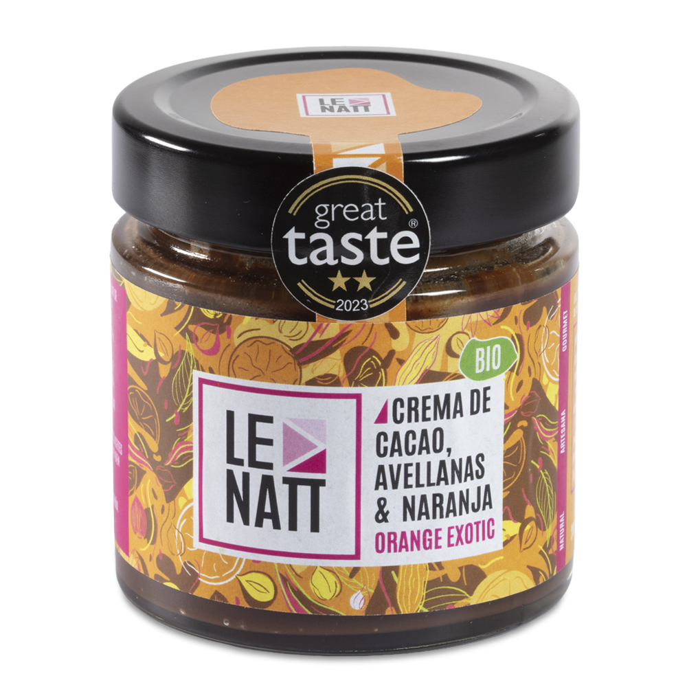  Crema de cacao, abelás e laranxa. Orange Exotic 200g