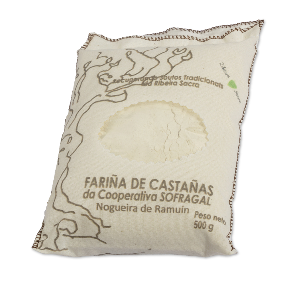 Fariña de castaña. Saco 500 grs.