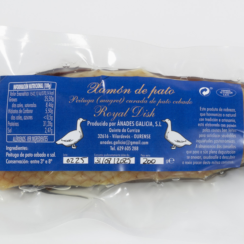 ÁNADES GALICIA xamón 270g