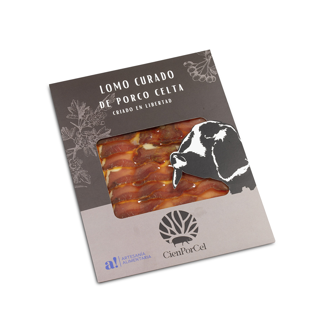 Loncheado lomo curado de Porco Celta