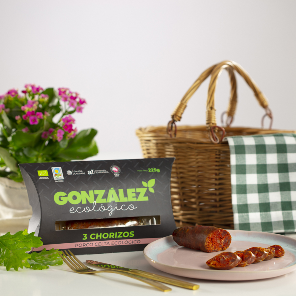 Chourizo celta ecolóxico