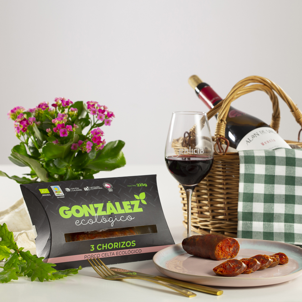 Chourizo celta ecolóxico