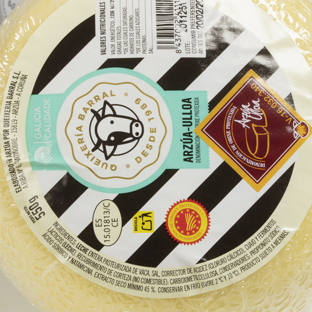 BARRAL Arzúa-Ulloa 550g