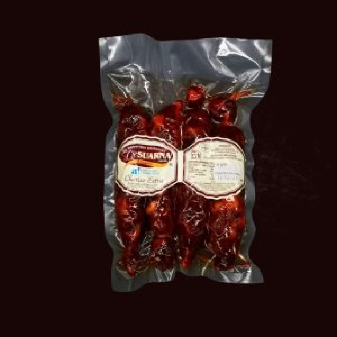 Chorizo Gallego Extra o Picante, Bolsas de 4 unidades. Peso aprox.: 400 gr.
