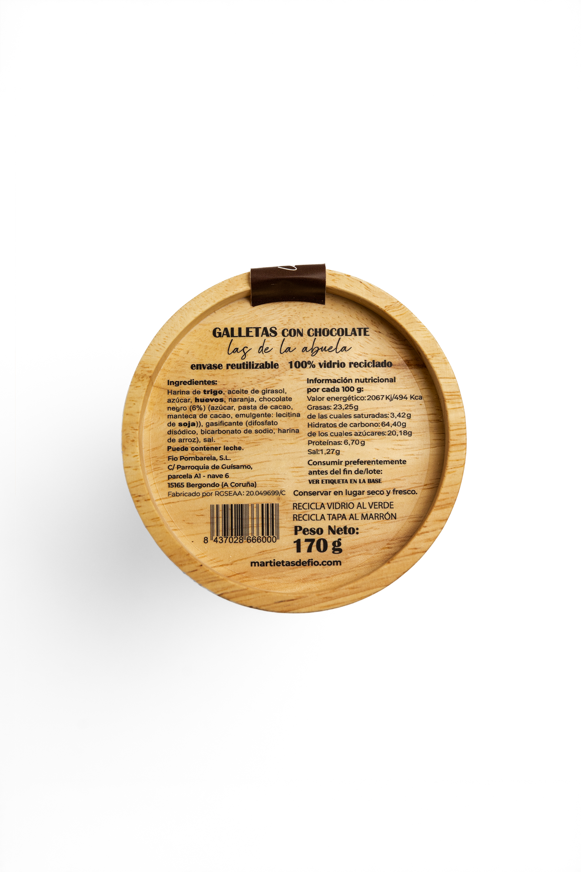 MARTIETAS CHOCOLATE TARRO 170 GRS