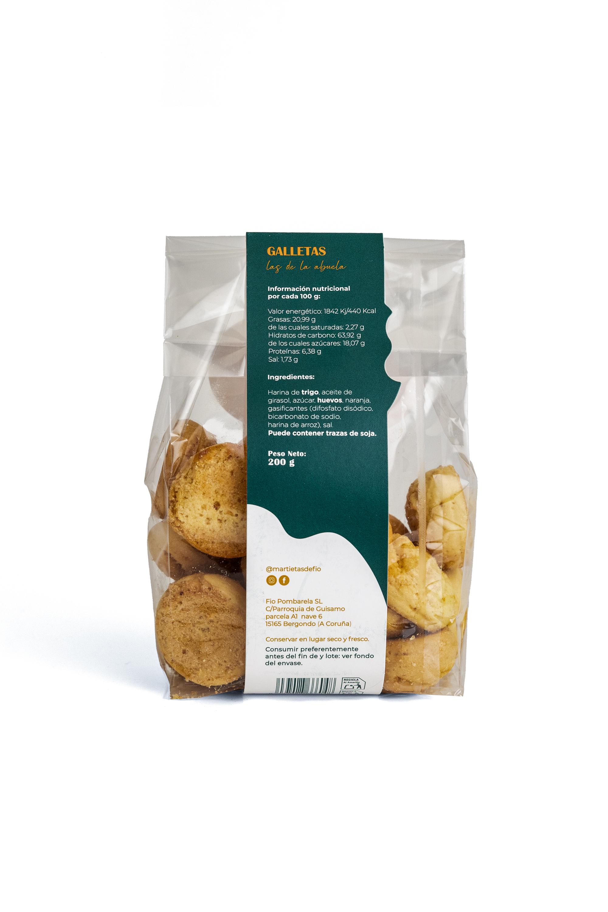 MARTIETAS LARANXA AS ORIXINAIS BOLSA 200 GRS