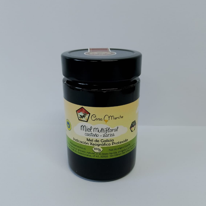 MIEL DE CASTAÑO Y ZARZA 500 GRS