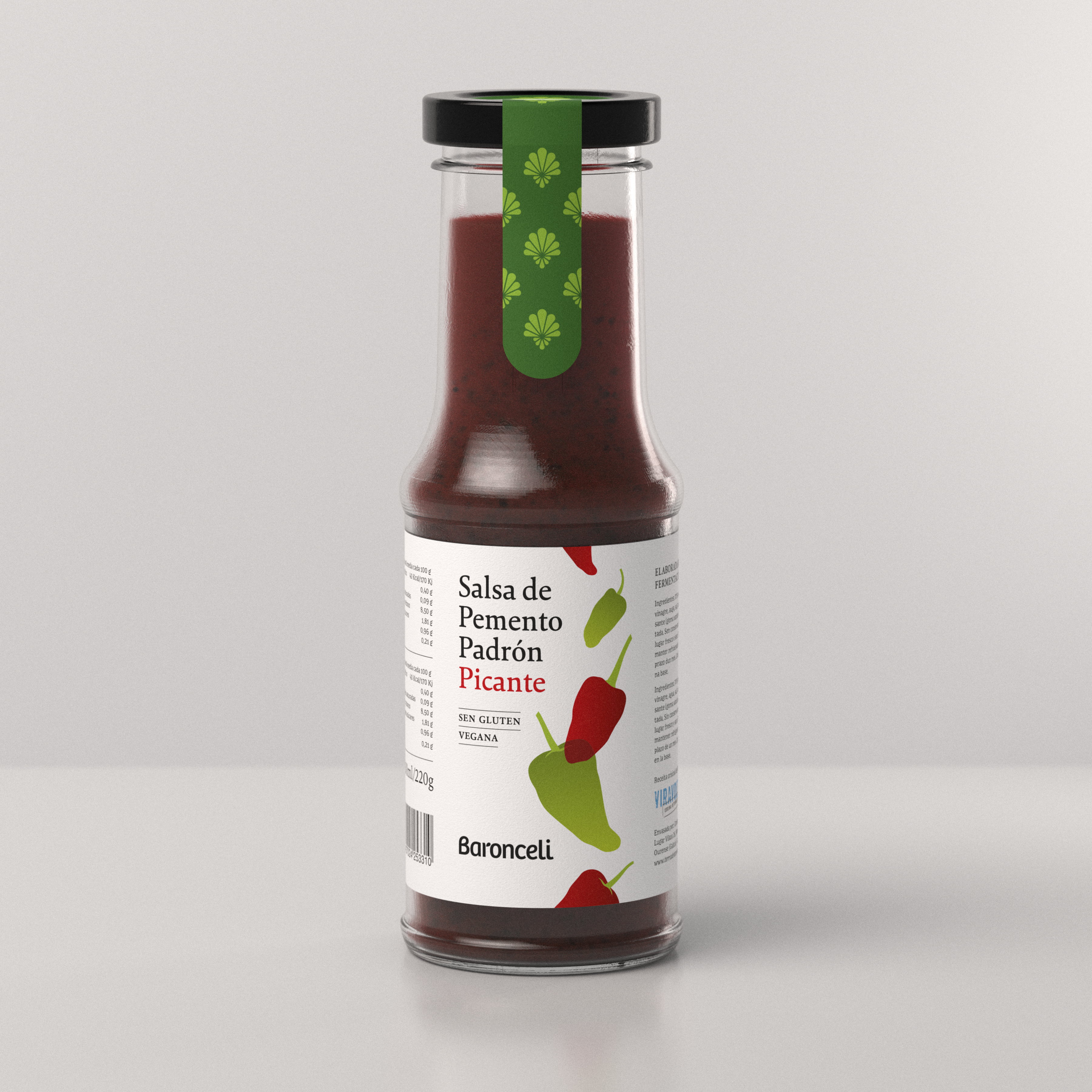 SALSA PEMENTO PADRON PICANTE